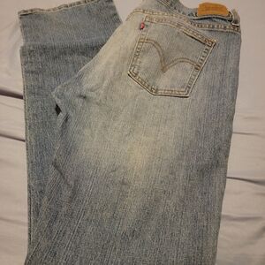 Levi's Light Blue Straight Leg Jeans